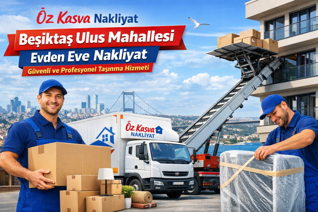 Beşiktaş Ulus Mahallesi Evden Eve Nakliyat hizmeti ile güvenli, sigortalı ve profesyonel taşınma çözümleri. Ulus’ta hızlı, planlı ve sorunsuz ev taşımanın tüm detaylarını keşfedin.