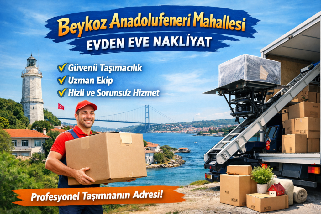 Beykoz Anadolufeneri Mahallesi evden eve nakliyat hizmetleri hakkında kapsamlı rehber. Güvenli taşımacılık, profesyonel ekip, uygun fiyat ve taşınma sürecine dair tüm detaylar burada!