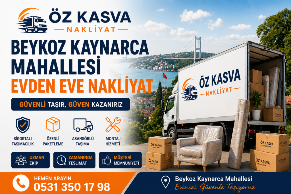 Beykoz Kaynarca Mahallesi evden eve nakliyat hizmetleri hakkında detaylı rehber. Güvenli, hızlı ve profesyonel taşınma için ipuçları, fiyat bilgileri ve sıkça sorulan sorular burada!