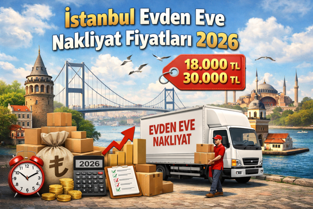 İstanbul evden eve nakliyat fiyatları 2026 yılı için ne kadar oldu? Güncel fiyatlar, etkileyen faktörler, tasarruf yöntemleri ve sıkça sorulan sorularla detaylı rehberimizi keşfedin.